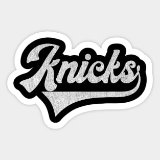 Knicks Name Vintage Retro Gift Men Women Boy Girl Sticker